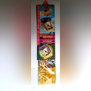 NEW Vintage 1999 Spectra Star MLB Kite Baseball Card Mike Piazza 28” Sled Kite